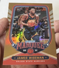 2020-21 Panini Chronicles Marquee James Wiseman #259 Rookie RC Bronze Warriors